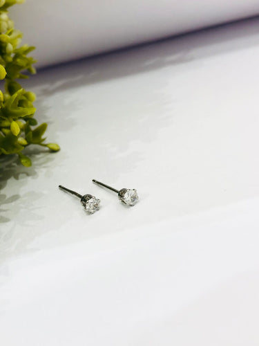 Small Crystal Stud Earrings